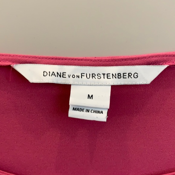 Diane Von Furstenberg Acedia Crepe Tee - Picture 3 of 5